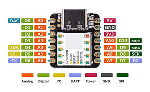 Seeeduino XIAO The Smallest Arduino Microcontroller Based on SAMD21,with Rich Interfaces, 100% Arduino IDE Compatible, desiged for Projects Need Arduino Micro，3 pcs