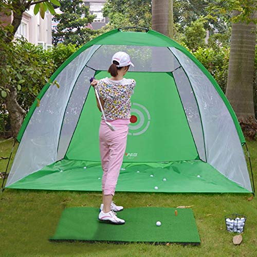 Golf Practice Net Golf Net Golf Hitting Nets Training Aids Practice Nets for Backyard Driving Range Chipping for Indoor Outdoor Sports (2M, Light Green)