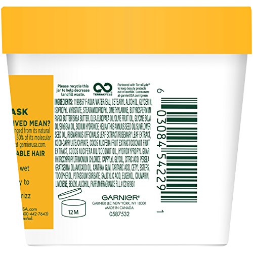 Load image into Gallery viewer, Garnier Fructis Strengthening Treat 1 Minute Hair Mask with Banana Extract, 3.4 Ounce