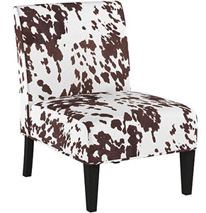 Christopher Knight Home Kassi Fabric Dining Chair, Milk Cow