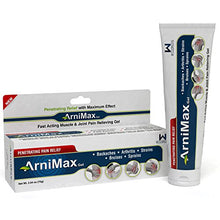 Load image into Gallery viewer, ArniMax Gel - Fast Acting Muscle &amp; Joint Pain Relieving Gel - with Arnica Montana, Glucosamine Sulfate, MSM, Boswellia Serrate, Aloe Vera Gel, Witch Hazel, Yerba Mate, Menthol, and More.

