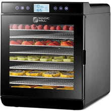 Load image into Gallery viewer, Magic Mill Food Dehydrator Machine (10 Stainless Steel Trays) Digital Adjustable Timer | Temperature Control | Keep Warm Function | Dryer for Jerky, Herb, Meat, Beef, Fruit and To Dry Vegetables
