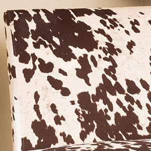 Christopher Knight Home Kassi Fabric Dining Chair, Milk Cow