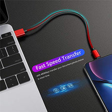 Load image into Gallery viewer, iPhone Charger, [ Apple MFi Certified ] Lightning Cable 5Pack(3/3/6/6/10FT) Nylon Braided Fast Charging USB Cord Compatible with iPhone 12/11/Pro/Xs Max/X/8/7/Plus/6S/6/SE/5S and More
