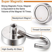 Load image into Gallery viewer, DIYMAG Magnetic Hooks, 22Lbs Strong Magnet Hooks for Kitchen, Home, Cruise, Workplace, Office and Garage, Pack of 20
