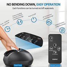 Load image into Gallery viewer, RENPHO Foot Massager Machine with Remote, Upgraded Full Cover Heat, Shiatsu Deep Kneading, Multi-Level Settings, Delivers Relief for Tired Muscles and Plantar Fasciitis, Fits up to US Men Feet Size 12
