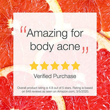 Load image into Gallery viewer, Neutrogena Body Clear Acne Treatment Body Wash with Salicylic Acid Acne Medicine, Pink Grapefruit Body Acne Cleanser to Prevent Breakouts on Back, Chest &amp; Shoulders, 8.5 fl. oz (Pack of 3)
