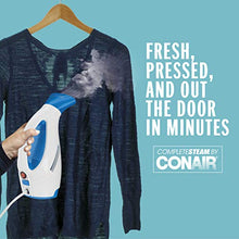 Load image into Gallery viewer, Conair GS27CS Complete Steam Hand Held Fabric Steamer with CordReel, White
