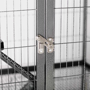 Prevue Hendryx Feisty Ferret Home with Stand, Black Hammertone