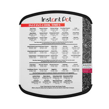 Load image into Gallery viewer, Instant Pot Official 11x14 Non-Slip Cutting Board With Cook Times – Black, 11x14-inch
