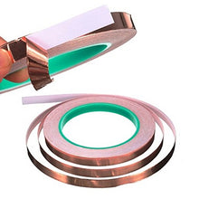 Load image into Gallery viewer, 4 Pack Copper Foil Tape,Copper Tape Double-Sided Conductive with Adhesive for EMI Shielding,Paper Circuits, Electrical Repairs, Grounding(1/4inch)
