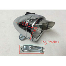 Load image into Gallery viewer, GOODKSSOP Metal Chrome Silver Shell Bright Classical Cool Bicycle Headlight Retro Vintage Bike LED Light Night Riding Safety Front Fog Head Lamp Headlamp
