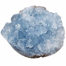 Load image into Gallery viewer, rockcloud Natural Raw Blue Celestite Mineral Healing Crystal Cluster Geode Irregular Home Decoration Gemstone Specimen Large
