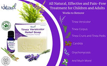 Load image into Gallery viewer, Naturasil Homeopathic Remedies Tinea Versicolor 10% Sulfur Soap | Also Helps to Relieve Candida &amp; Onychomycosis- 4 Ounce Bar
