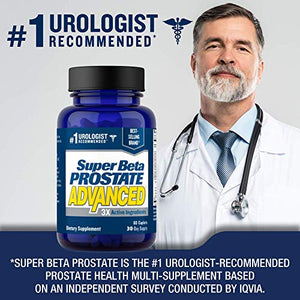 Super Beta Prostate Advanced Prostate Supplement for Men + Green Tea Plus Concentrated Green Tea Extract. Reduce Nighttime Bathroom Trips & Support a Healthy Prostate, Metabolism and Immune System