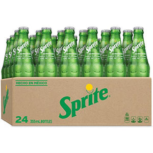 Mexican Sprite Glass Bottle, 12 fl oz, 24 Pack