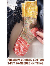 Load image into Gallery viewer, VERO MONTE 4Pairs Cotton Socks for Women -Womens Slouch Socks Cotton Crew(7-9.5)
