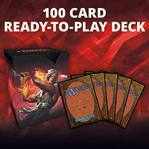 Magic: The Gathering Commander Legends Commander Deck – Arm for Battle | 100 Card Ready-to-Play Deck | 1 Foil Commander | Red-White, C78590000