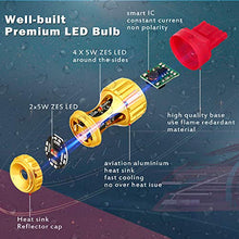 Load image into Gallery viewer, Alla Lighting 3156 3157 LED Bulbs 3000lm Extreme Super Bright Turn Signal Lights for Cars Trucks T25 3057 3457 4157 4057, Amber Yellow
