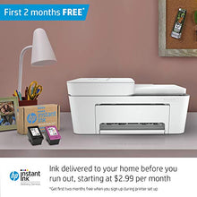 Load image into Gallery viewer, HP DeskJet Plus 4155 Wireless All-in-One Printer, Mobile Print, Scan &amp; Copy, HP Instant Ink Ready, Auto Document Feeder, Works with Alexa (3XV13A)
