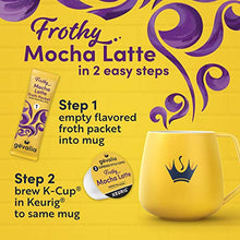 Load image into Gallery viewer, Gevalia Frothy 2-Step Mocha Latte Espresso Keurig K-Cup® Coffee Pods &amp; Froth Packets Kit (6 ct Box)
