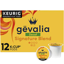 Load image into Gallery viewer, Gevalia Signature Blend Decaf Mild Light Roast Keurig K-Cup® Coffee Pods (12 ct Box)
