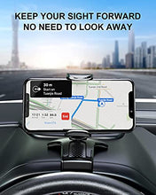 Load image into Gallery viewer, CORROY Car Phone Holder Mount Dashboard Clip Cell Phone Holder for Car Sun Visor, Rearview Mirror, Compatible with 4.7 to 6.5 inch Phones
