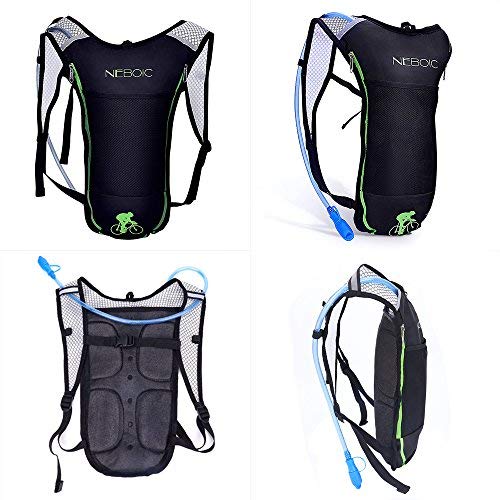 Load image into Gallery viewer, Neboic 2Pack Hydration Backpack Pack with 2L Hydration Bladder - Lightweight Water Backpack Keeps Water Cool up to 4 Hours with Big Storage for Kids Women Men Hiking Cycling Camping Music Festival