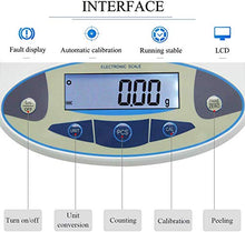 Load image into Gallery viewer, CGOLDENWALL High Precision Lab Analytical Electronic Balance Digital Precision Scale Laboratory Precision Weighing Electronic Scales Balance Jewelry Scales Gold Balance Kitchen Scales (5000g, 0.01g)
