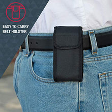 Load image into Gallery viewer, SABRE Stun Gun with Painful 1.160 µC Charge, 120 Lumens, Rechargeable with LED Flashlight, Includes Belt Holster and Safety Switch
