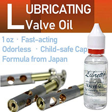 Load image into Gallery viewer, Libretto Trumpet (Cornet) ALL-INCLUSIVE Care Kit w/Instructions: Valve Oil+Slide Grease+Cleaning Cloth+Mouthpiece/Valve/Bore Brushes, Giftable Handy Case, Time to Clean &amp; Extend Life of your Trumpet!
