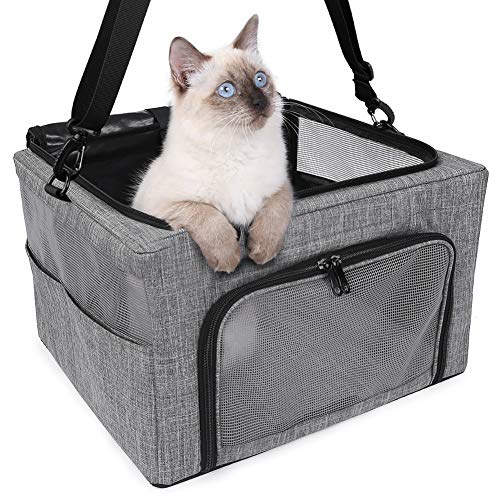 BEELIKE Portable Pet Crate Pet Cage Great Dog Kennel Cat Play Cube for Home Indoor & Nice Dog Crate Cat Cage for Travel Outdoor – for Dogs Cats and Puppies