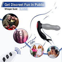 Load image into Gallery viewer, Prostate Massager Anal Vibrator Thrusting Vibrating 7 Modes with Cock Ring Anal Plug Anal Sex Toys P Sport Massager for Men Anal Toy Male Sex Toys for Men Women and Couples Waterproof Remote Control
