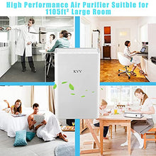Load image into Gallery viewer, KVV Air Purifier for Home Large Room 1500 sq ft, True HEPA Air Filter Cleaner, Whisper Stream Whole Home Air Purifiers for Bedroom Office
