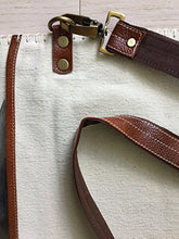 Load image into Gallery viewer, CHEF'S SATCHEL Handmade Leather Chef Knife Bag | Chef Knife Roll - 8 Pockets durable Tan Leather | Kitchen knife storage | Latest design knife bag with shoulder strap | Wholesale knife bags
