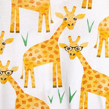 Load image into Gallery viewer, The Children's Place Baby and Toddler Monkey Giraffe Snug Fit Cotton One Piece Pajamas 2-Pack, H/T Vanilla, 3-6 Months
