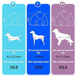 ATESON Pet Grooming Hammock for XL Large Dogs with Nail Clippers/Nail Trimmers/Grooming Scissors, Dog Grooming Harness for Nail Trimming, Pet Grooming Sling Helper