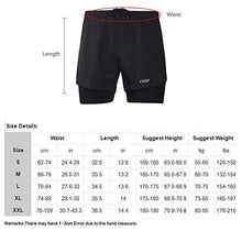 Load image into Gallery viewer, Lixada Men&#39;s 2-in-1 Running Shorts Quick Drying Breathable Active Training Exercise Jogging Cycling Shorts Blue
