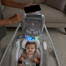 Load image into Gallery viewer, Ingenuity DreamComfort Inlighten Cradling Swing &amp; Rocker - Foldable Plug-in Swing - Pemberton (12321)
