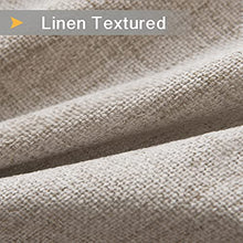 Load image into Gallery viewer, Rose Home Fashion Sliding Door Curtains, Primitive Linen Look 100% Blackout Curtains, Thermal Insulated Patio Door Curtains-1 Panel (100x84 Beige)
