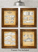 Load image into Gallery viewer, Original Porsche Patent Prints - Set of Four Photos (8x10) Unframed - Makes a Great Gift Under $20 for Car Lovers
