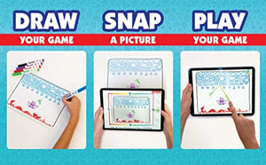 Pixicade: Transform Creative Drawings to Animated Playable Kids Games On Your Mobile Device - Build Your Own Video Game - Gifts for 10 Year Old Girl, Boys - Award Winning STEM Toys for Ages 6 - 12+