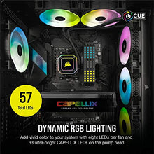 Load image into Gallery viewer, Corsair iCUE H150i Elite Capellix Liquid CPU Cooler, RGB Pump + Fans, 360mm
