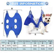 Load image into Gallery viewer, OVTEXZOG 12 in 1 XXS Cat/Dog Grooming Hammock , Cat/Dog Grooming Sling for Nail Clipping, Dog Grooming Harness for Extra Small Dog and Small Cat, Dog Hanging Hammock Restraint Helper.
