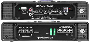 Planet Audio AC2600.2 2 Channel Car Amplifier - 2600 Watts, Full Range, Class A/B, 2-4 Ohm Stable, Mosfet Power Supply, Bridgeable