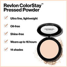 Load image into Gallery viewer, Face Powder by Revlon, ColorStay 16 Hour Face Makeup, Longwear Medium- Full Coverage with Flawless Finish, Shine &amp; Oil Free, 830 Light Medium, 2.4 Oz

