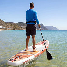 Load image into Gallery viewer, THURSO SURF Inflatable Stand Up Paddle Board All-Around SUP Waterwalker 132 11'×32''×6'' Deluxe Package | Carbon Shaft Paddle | Roller Backpack | Dual Chamber Pump | Coiled Leash (Crimson)
