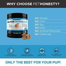 Load image into Gallery viewer, PetHonesty 10 in 1 Multivitamin + Salmon SkinHealth Soft Chew Supplement Bundle - Dog Vitamins, Glucosamine Chondroitin, Probiotics, Omega 3 Fish Oil, and Wild Alaskan Salmon Oil, Cure Itchy Skin.
