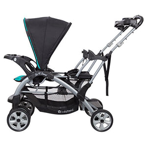 Baby Trend Sit n Stand Double Stroller, Optic Teal