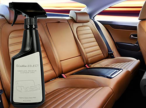 Load image into Gallery viewer, Cadillac Select Leather Furniture Cleaner and Conditioner for Couch, Car Auto Interior Seats, Bags, Jackets, Large Leather Surfaces – Complete Care Spray